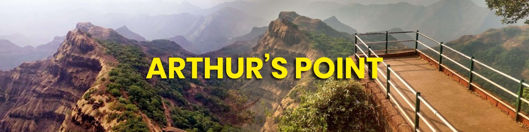 Arthur Seat viewpoint Mahabaleshwar