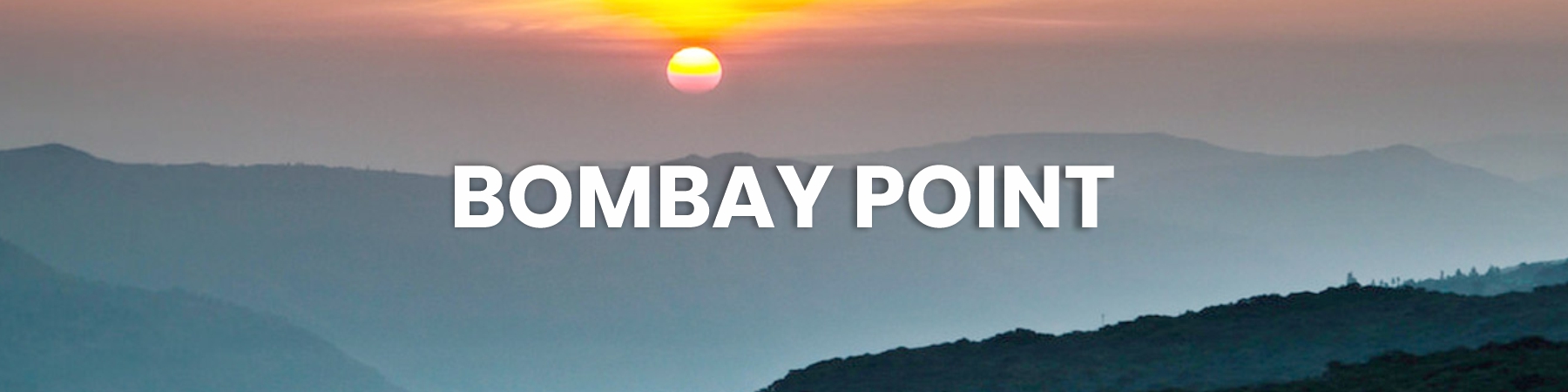 Bombay Point sunset Mahabaleshwar